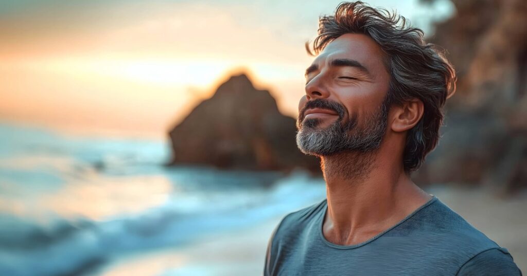 Feeling very relaxed for a Blu Room session at Into The Blu Burlington"