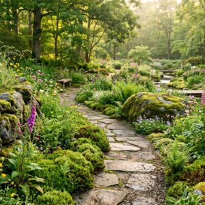 Garden path depicting joint comfort