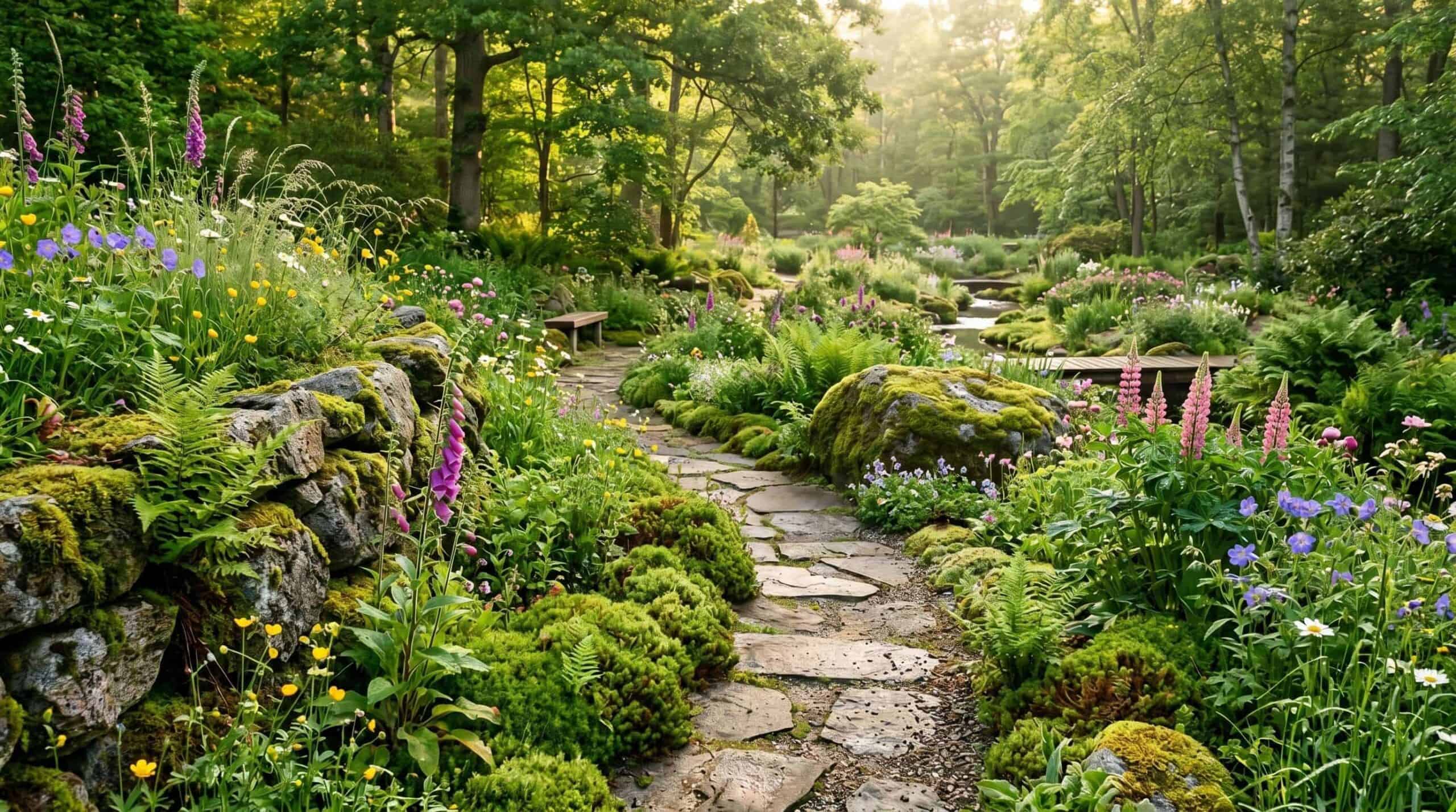 Garden path depicting joint comfort